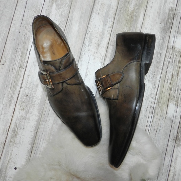 Magnanni Cuero Single Strap Monk leather loafers - Picture 4 of 8